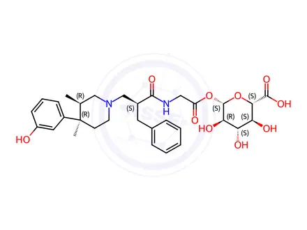 Chemical structure of Alvimopan Acyl-β-D-glucuronide