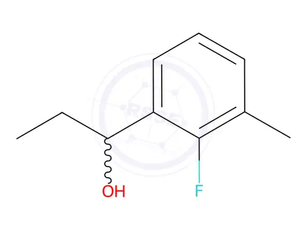 Chemical structure of 1-(2-fluoro-3-methylphenyl)propan-1-ol