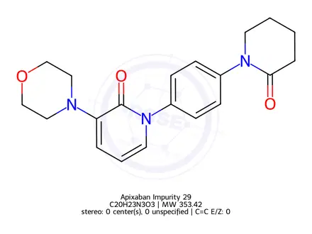 Chemical structure of Apixaban Impurity 299