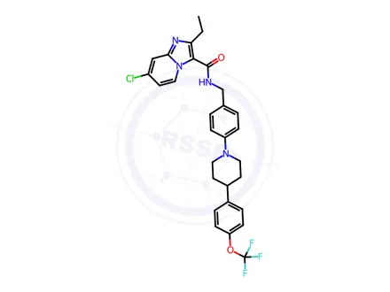 Chemical structure of Telacebec Impurity 1
