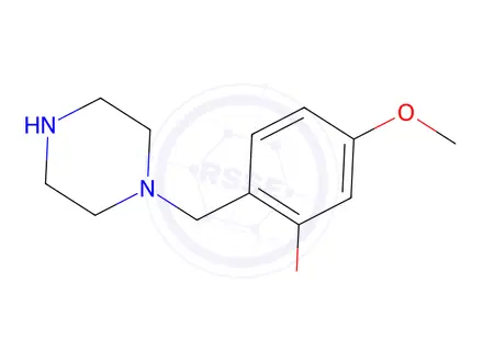 Chemical structure of 1-(2,4-Dimethoxybenzyl)piperazine