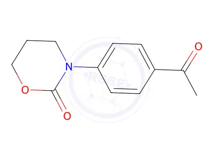 Chemical structure of 3-(4-acetylphenyl)-1,3-oxazinan-2-one