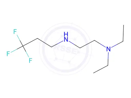 Chemical structure of diethyl({2-[(3,3,3-trifluoropropyl)amino]ethyl})amine