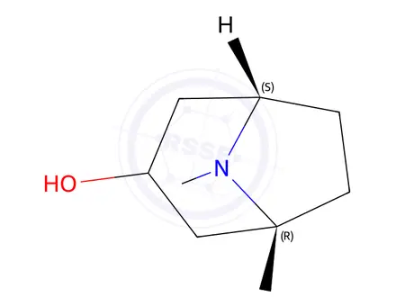 Chemical structure of Tropine