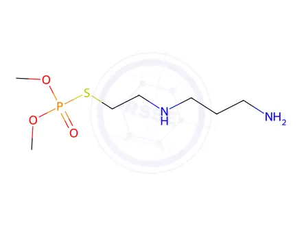 Chemical structure of S-(2-((3-aminopropyl)amino)ethyl) O,O-dimethyl phosphorothioate