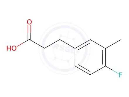 Chemical structure of 3-(4-Fluoro-3-methyl-phenyl)-propionic acid