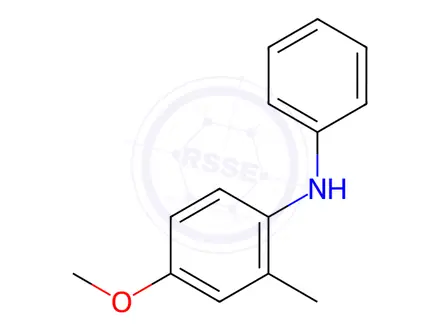 Chemical structure of 4-Methoxy-2-methyldiphenylamine