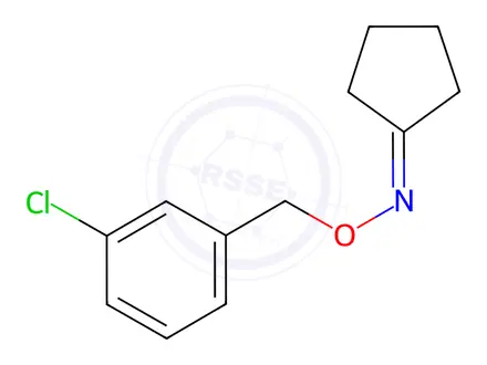 Chemical structure of N-[(3-Chlorophenyl)methoxy]cyclopentanimine