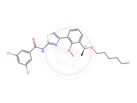 Chemical structure of Lusutrombopag Impurity 34