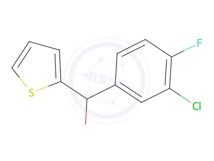 Chemical structure of (3-Chloro-4-fluorophenyl)(thiophen-2-yl)methanol