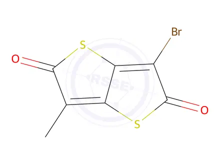 Chemical structure of 3-Bromo-6-methyl-thieno[3,2-b]thiophene-2,5-dione