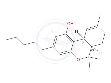 Chemical structure of Δ9-Cis-Tetrahydrocannabinol