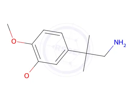 Chemical structure of 2-(3,4-dimethoxyphenyl)-2-methylpropan-1-amine