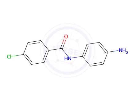 Chemical structure of N-(4-Aminophenyl)-4-chlorobenzamide