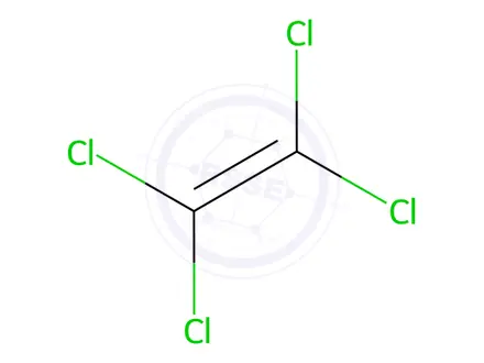 Chemical structure of Tetrachloroethene
