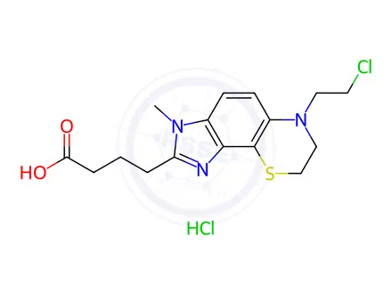Chemical structure of Bendamustine USP Related Compound G Hydrochloride