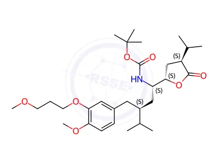 Chemical structure of [(1S,3S)-3-[[4-Methoxy-3-(3-methoxypropoxy)phenyl]methyl]-4-methyl-1-[(2S,4S)-tetrahydro-4-(1-