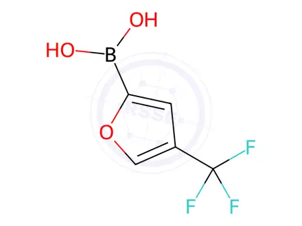 Chemical structure of (4-(Trifluoromethyl)furan-2-yl)boronic acid