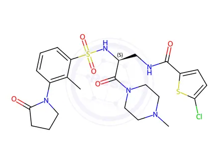 Chemical structure of Segatroxaban