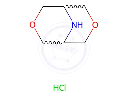 Chemical structure of 3,7-dioxa-9-azabicyclo[3.3.1]nonane hydrochloride