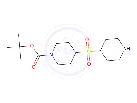 Chemical structure of Tert-butyl 4-(piperidin-4-ylsulfonyl)piperidine-1-carboxylate