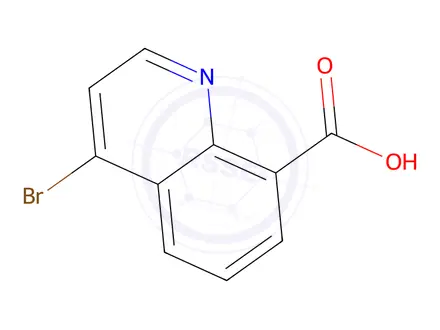 Chemical structure of 4-bromoquinoline-8-carboxylic acid