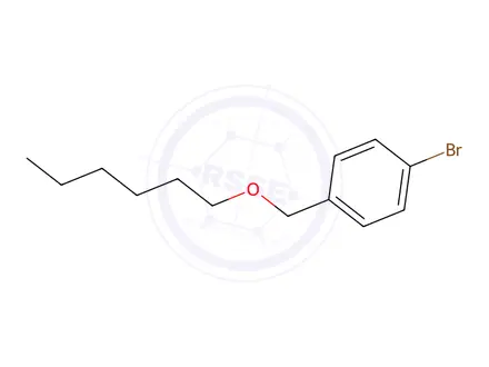 Chemical structure of 1-Bromo-4-((hexyloxy)methyl)benzene