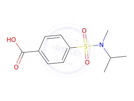 Chemical structure of 4-[Methyl(propan-2-yl)sulfamoyl]benzoic Acid