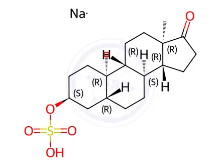 Chemical structure of Androsterone Sulfate Sodium
