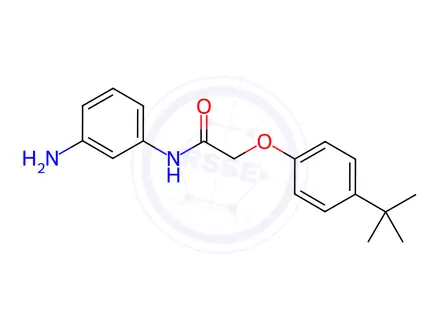 Chemical structure of N-(3-Aminophenyl)-2-(4-(tert-butyl)phenoxy)acetamide