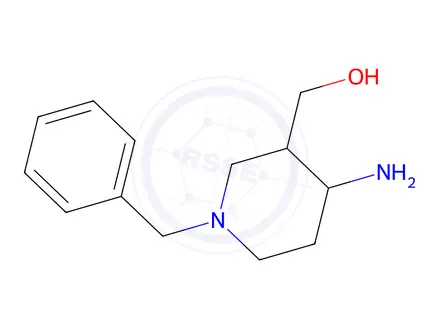 Chemical structure of (4-Amino-1-benzylpiperidin-3-yl)methanol
