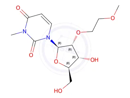 Chemical structure of N3-Methyl-2'-O-(2-methoxyethyl)uridine