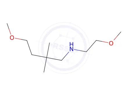 Chemical structure of 4-Methoxy-N-(2-methoxyethyl)-2,2-dimethylbutan-1-amine
