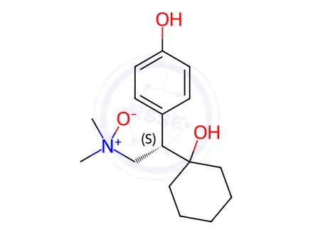 Chemical structure of (S)-O-Desmethyl Venlafaxine N-Oxide