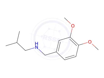 Chemical structure of [(3,4-Dimethoxyphenyl)methyl](2-methylpropyl)amine