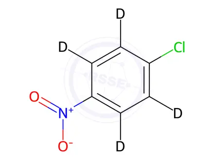 Chemical structure of 4-Chloronitrobenzene-d4