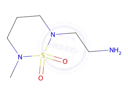 Chemical structure of 2-(2-Aminoethyl)-6-methyl-1,2,6-thiadiazinane 1,1-dioxide