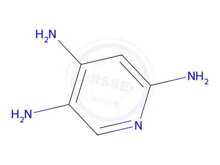 Chemical structure of Pyridine-2,4,5-triamine