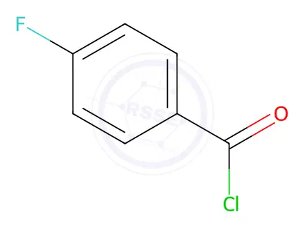 Chemical structure of 4-Fluorobenzoyl chloride