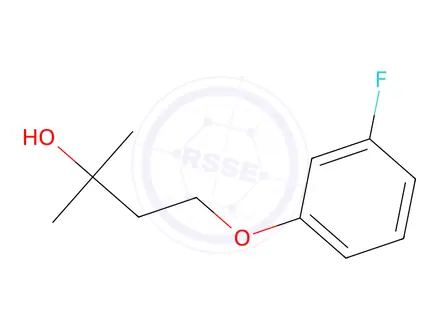 Chemical structure of 4-(3-Fluorophenoxy)-2-methylbutan-2-ol