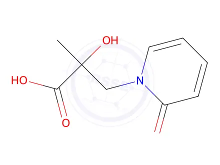 Chemical structure of 2-hydroxy-2-methyl-3-(2-oxo-1,2-dihydropyridin-1-yl)propanoic acid