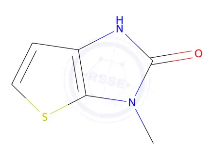 Chemical structure of 3-Methyl-1H-thieno[2,3-d]iMidazol-2(3H)-one