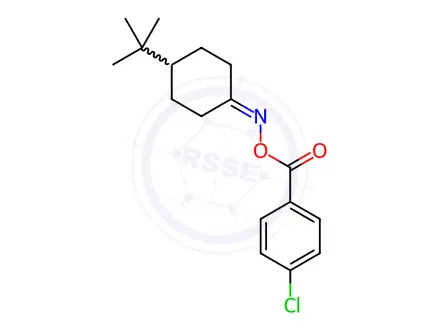 Chemical structure of (4-tert-Butylcyclohexylidene)amino 4-chlorobenzoate