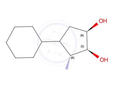 Chemical structure of (1R,2S,3R)-3-Amino-4-cyclohexylcyclopentane-1,2-diol