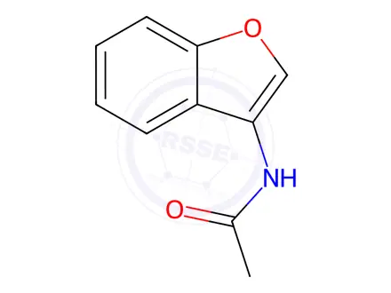 Chemical structure of N-(Benzofuran-3-yl)acetamide