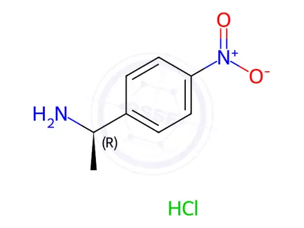 Chemical structure of (R)-1-(4-Nitrophenyl)ethan-1-amine Hydrochloride