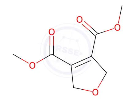 Chemical structure of 3,4-Furandicarboxylic acid, 2,5-dihydro-, 3,4-dimethyl ester