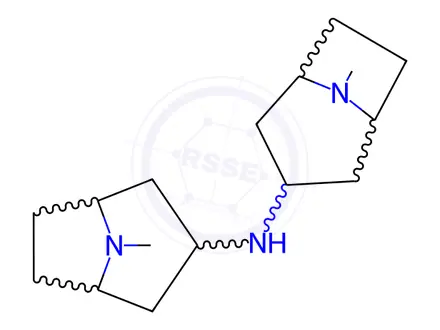 Chemical structure of Bis(8-methyl-8-azabicyclo[3.2.1]Octan-3-yl)amine