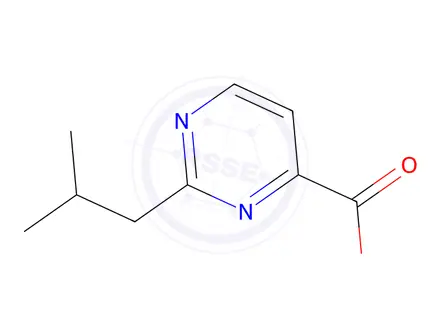Chemical structure of 2-(2-Methylpropyl)pyrimidine-4-carboxylic Acid