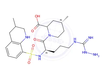 Chemical structure of Argatroban Impurity 12